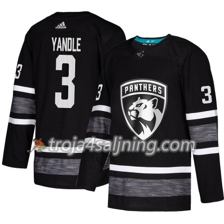 Florida Panthers tröja Keith Yandle 3 Svart 2019 All-Star Adidas Authentic - NHL Tröjor Herr